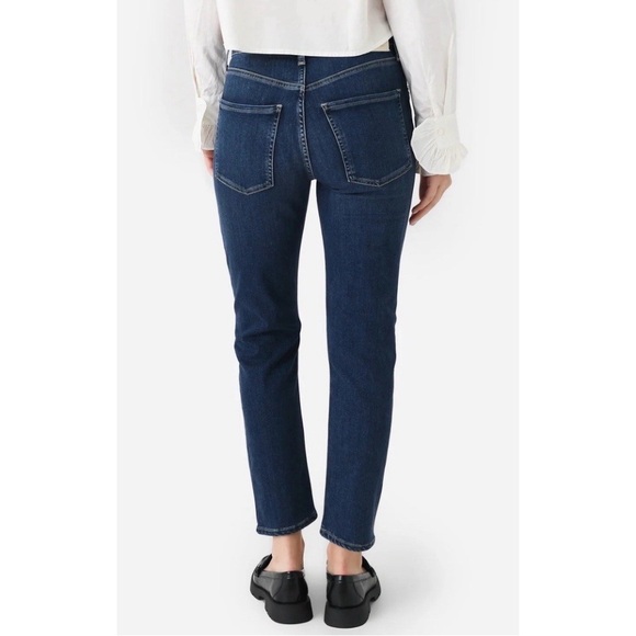 CITIZENS OF HUMANITY Isola High Rise Straight Crop Dark Jeans Women's Size 28 - Picture 2 of 16